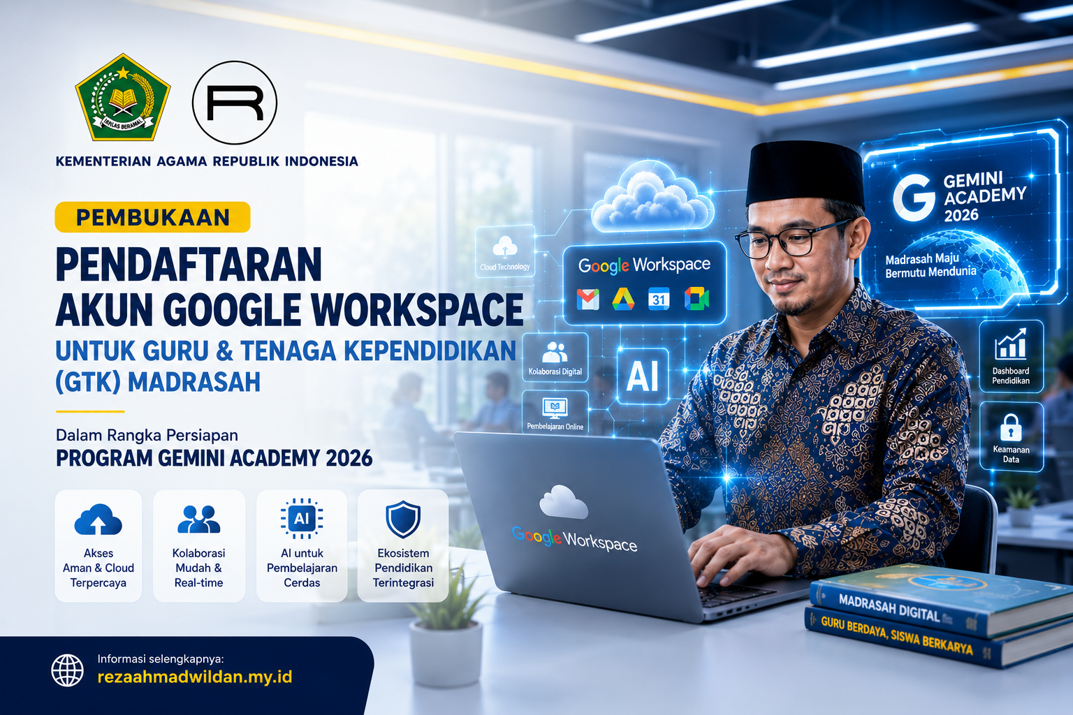 Jangan Sampai Terlewat! Kemenag Buka Pendaftaran Akun Google Workspace untuk GTK Madrasah